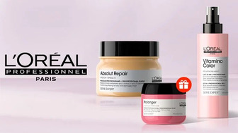 Купуй від двох одиниць товарів бренду LOreal Professionnel та отримуй подарунок*!