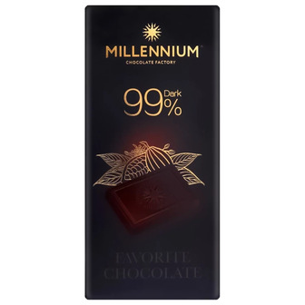 Шоколад чорний Millennium Favorite 99%, 100 г