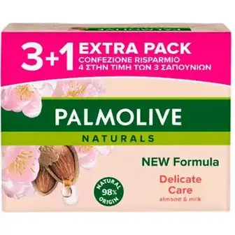 Мило Palmolive Натурель Мигдальне Молочко 3+1 90 г