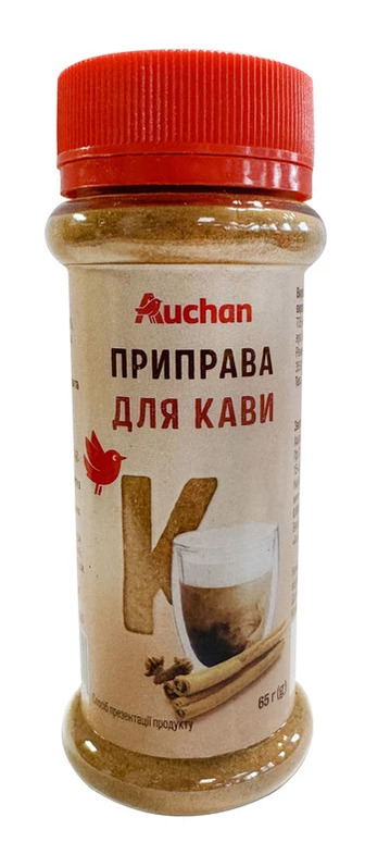 Приправа Auchan для кави, 65 г