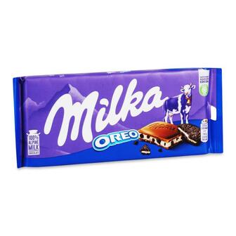 Шоколад молочний Milka зі смаком ванілі та Oreo 100г