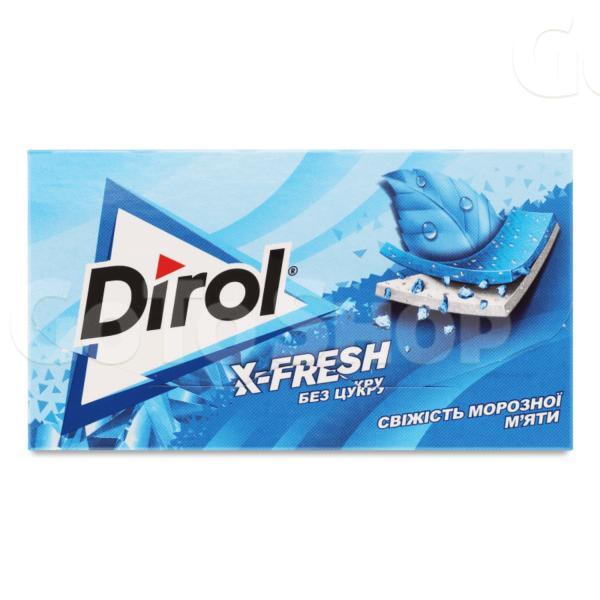 Гумка жувальна Dirol Х-Fresh морозна м`ята 13,5г