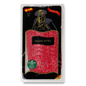 Ковбаса Porxas Salami Extra с/в в/ґ, нарізка 70г