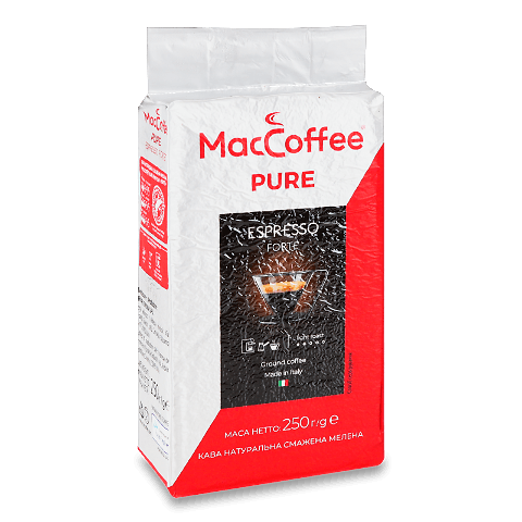 Кава мелена MacCoffee Espresso Forte Pure 250г