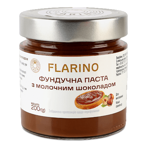 Паста Flarino фундучна Milk cream 200г