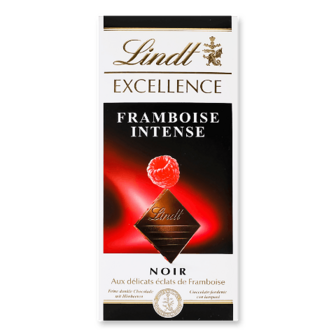 Шоколад чорний Lindt Excellence Framboise Intense 100г