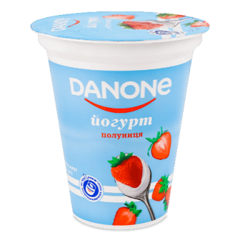 Йогурт Danone Полуниця 3,2% стакан 260г