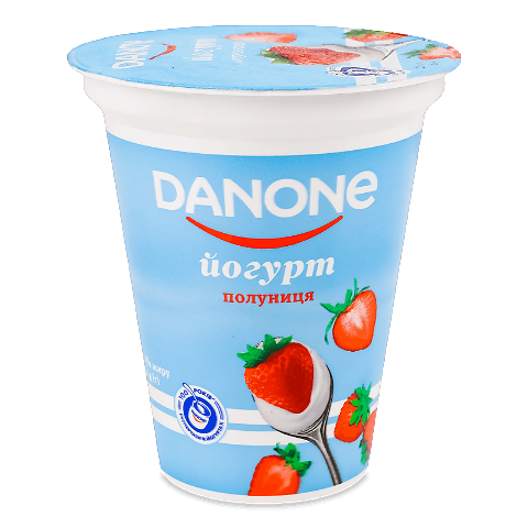 Йогурт Danone Полуниця 3,2% стакан 260г