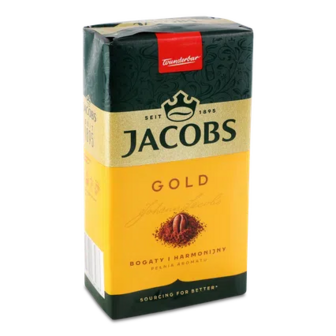 Кава мелена Jacobs Gold натуральна смажена, 250г