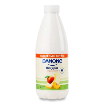 Йогурт Danone персик-диня питний 1,5%, 800г