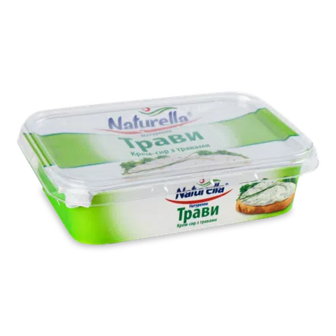 Сир Naturella «Вершковий» з травами 14%, 150г