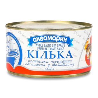 Кілька «Аквамарин» «Балтійська» нерозібрана в томатному соусі, 230г