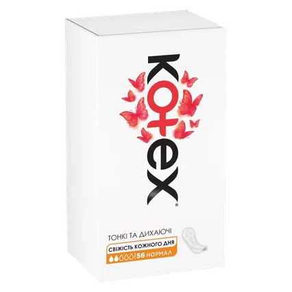 Прокладки щоденні Kotex Normal Liners, 56шт