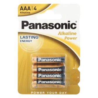 Батарейка Panasonic Alkaline Power LR03REB, 4шт