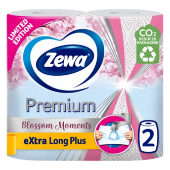 Рушники паперові Zewa Premium Extra Long Plus 2-шарові, 2шт