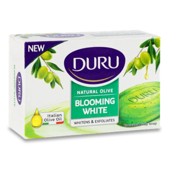 Мило Duru Natural Olive Blooming White з екстрактом папаї, 90г