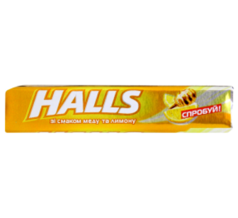 Льодяники Halls мед та лимон 25,2г