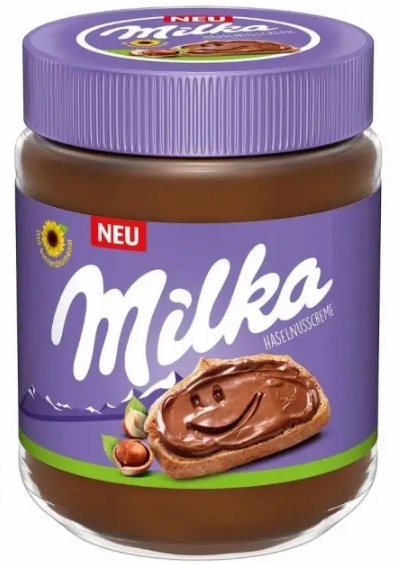 Паста Milka горіхова з фундуком і какао 350г