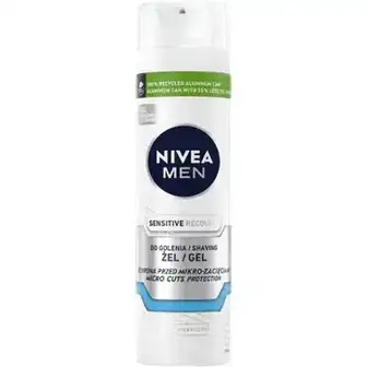Відновлювальний гель для гоління Nivea Men для чутливої ​​шкіри з екстрактом ромашки 200 мл