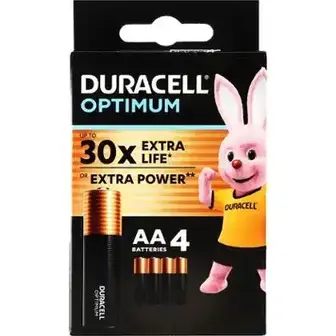 Батарейки Duracell Optimum AA CEE GEN3 4 шт