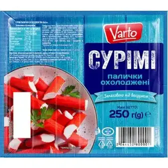 Сурімі палички Varto охолоджені 250 г