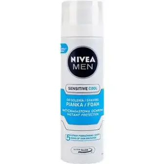 Пінка для гоління Nivea Men Охолоджуюча для чутливої ​​шкіри з екстрактом ромашки 200 мл