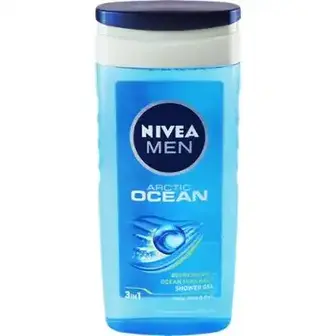 Гель для душу NIVEA Men 2в1 Arctic Ocean чоловічий для тіла і волосся з морською сіллю 250 мл