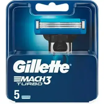 Змінні касети Gillette Mach3 Turbo 5 шт