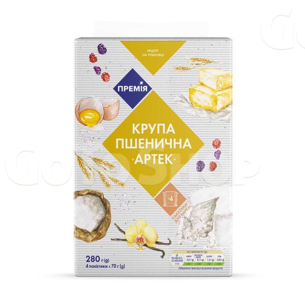 Крупа Премія Артек пшенична 4*70г