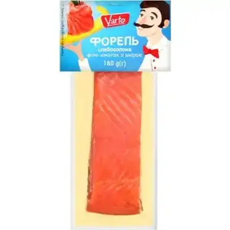 Форель Varto філе-шматок слабосолона 180 г