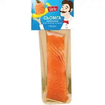 Сьомга Varto філе-шматок слабосолона 130 г