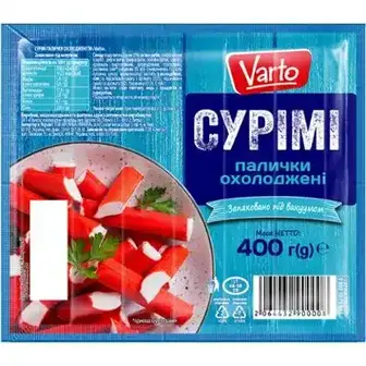 Сурімі палички Varto охолоджені 400 г