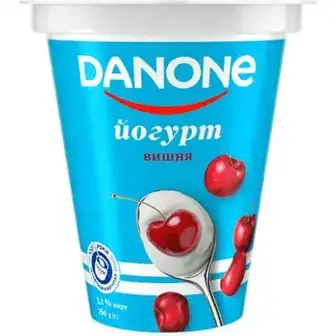 Йогурт Danone вишня 3.2% 260 г