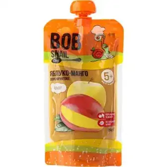 Пюре Bob Snail Яблуко-Манго 250 г