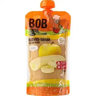 Пюре Bob Snail Яблуко-Банан 250 г