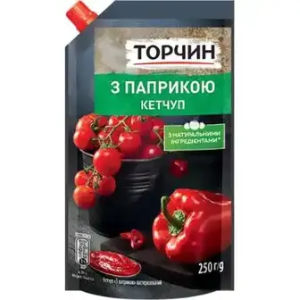 Кетчуп Торчин З паприкою 250 г