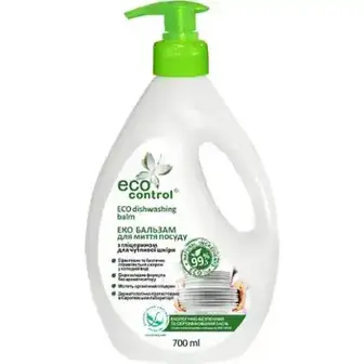 Бальзам для миття посуду ECO Control для чутливої шкіри 700 мл