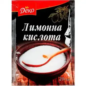 Кислота лимонна Деко 20 г