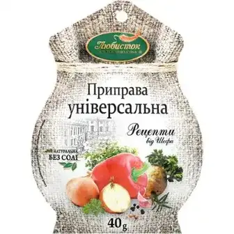 Приправа Любисток Рецепти від шефа універсальна 40 г