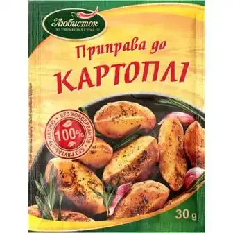 Приправа Любисток до картоплі 30 г
