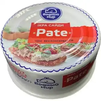 Ікра Водний світ Pate сайди 80 г