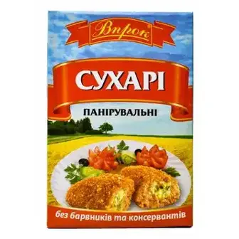 Сухарі панірувальні Впрок 100 г