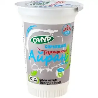 Айран Onur Турецький 1.8 % 200 г