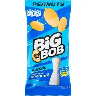 Горіхи Big Bob Арахіс солоний 70 г