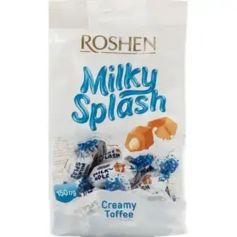 Цукерки Roshen Milky Splash Creamy Toffee 150 г