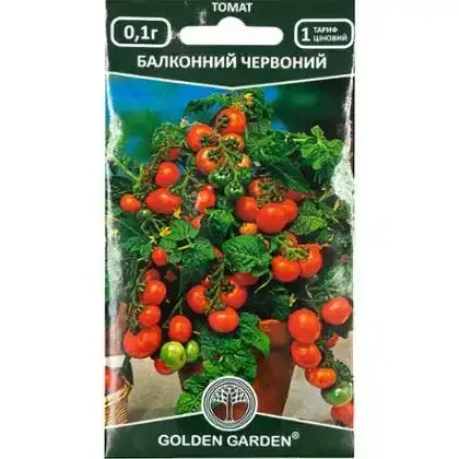 Насіння Golden Garden Томат Балконний червоний 1 г