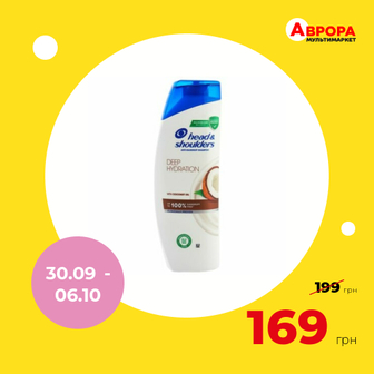 Шампунь для волосся проти лупи Head & Shoulders Глибоке зволоження 400 мл-Head & shoulders