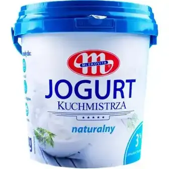 Йогурт Mlekovita натуральний 3% 1кг 