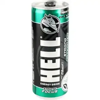 Напій енергетичний Hell Energy Strong Focus безалкогольний середньогазований 250 мл