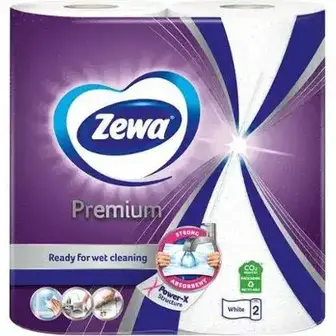 Рушник паперовий Zewa Premium 2-х шаровий, 2 шт